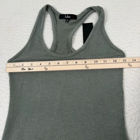 Lulus Ribbed Knit Maxi Dress Size XS Relaxed but Not Least Sleeveless Green NWT - Picture 5 of 9